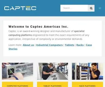 Captecamericas.com(Industrial Computers) Screenshot