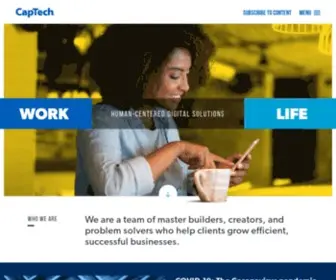 Captechconsulting.com(CapTech Consulting) Screenshot