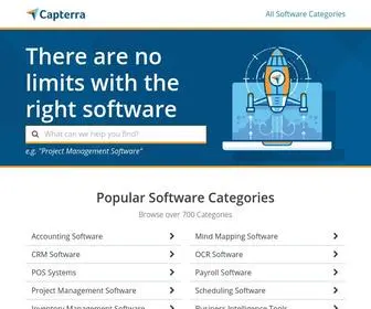 Capterra.co.nz(Find Business Software reviews) Screenshot