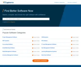 Capterra.ie(Find Business Software reviews) Screenshot