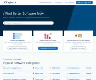 Capterra.net(Top Software at Capterra) Screenshot