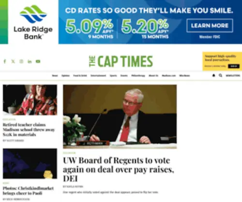 Captimes.com(The Capital Times) Screenshot