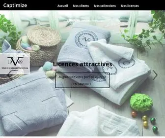 Captimize.com(Captivate your clients) Screenshot