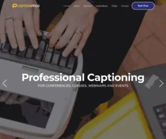 Captionpros.net(Captionpros) Screenshot