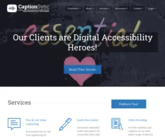 Captionsync.com(Audio synchronization) Screenshot