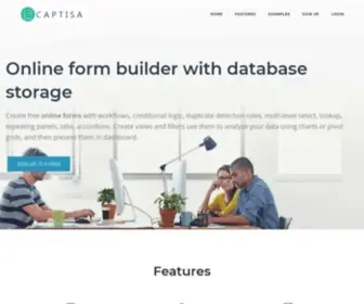 Captisa.com(Free Online Form Builder) Screenshot