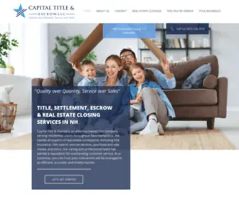 Captitlenh.com(Capital Title & Escrow LLC) Screenshot