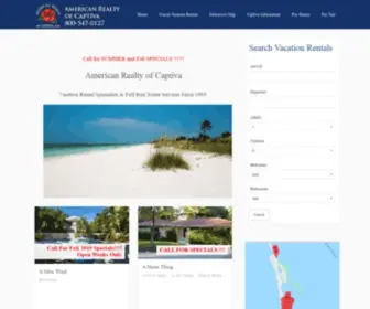 Captiva-Island.com(American Realty of Captiva) Screenshot