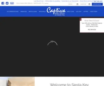 Captivabeachresort.com(Siesta Key Hotels) Screenshot