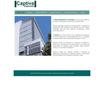 Captivaengenharia.com.br(Página Inicial) Screenshot