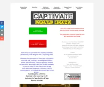 Captivateescaperooms.com(Escape Room Singapore) Screenshot