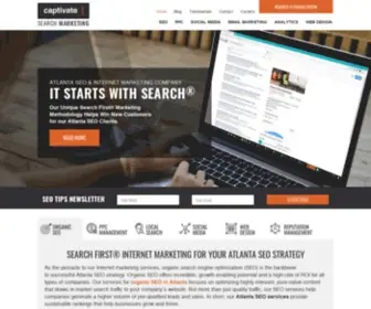 Captivateseo.com(Atlanta SEO & Digital Marketing Agency • It Starts With Search®) Screenshot