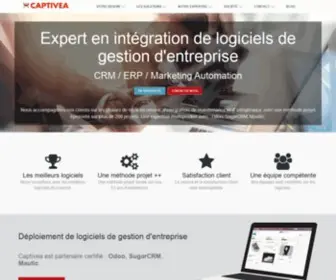 Captivea.com(Partenaire Odoo) Screenshot