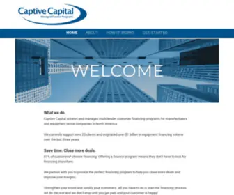 Captivecorp.com(Captive Capital Multi) Screenshot