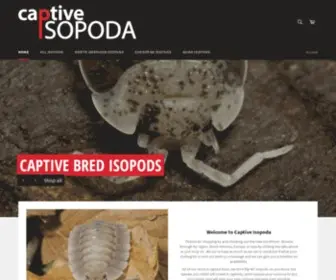 Captiveisopoda.com(Captive Isopoda) Screenshot