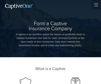 Captiveone.com(Form a captive insurance company) Screenshot