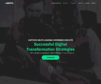 Captivix.com(Digital Business Transformation Consulting Services) Screenshot