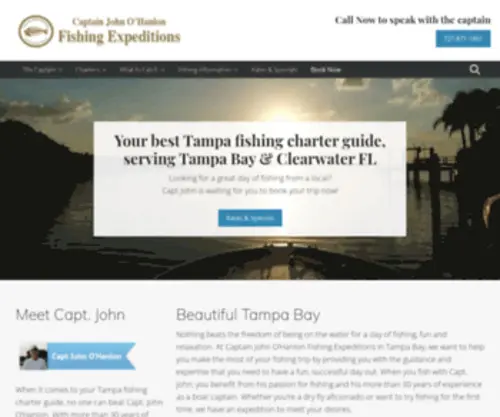 Captjohnfishing.com(Tampa Fishing Charter) Screenshot