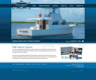 Captmarvel.com(Marvel Charters Deep Sea Fishing Naples) Screenshot