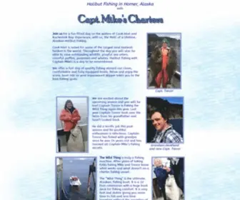 Captmike.com(Seward Alaska halibut and silver salmon fishing with Che`nai Charters and lodging at Che`nai Bed and Breakfast) Screenshot