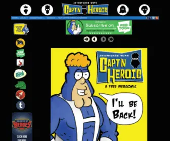 Captnheroic.com(Adventures with Capt'n Heroic) Screenshot