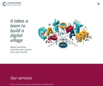 Captovate.com.au(Web Design Darwin) Screenshot