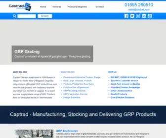 Captrad.com(GRP Grating) Screenshot