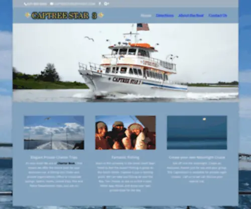Captreestar.com(Captree Star Charter Fishing) Screenshot