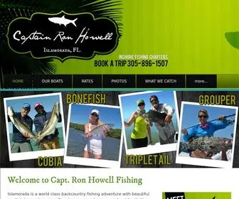 Captronhowellfishing.com(The Best Fishing Experience In The World) Screenshot