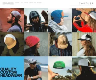 Captuerheadwear.com(CAPTUER HEADWEAR) Screenshot