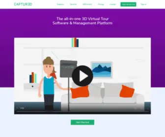 Captur3D-Staging.com(3D Virtual Tour Software & Management Services) Screenshot