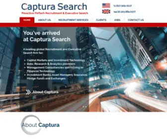 Capturasearch.com(FinTech Recruitment) Screenshot