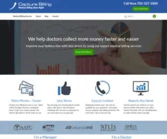 Capturebilling.com(Medical Billing Company) Screenshot