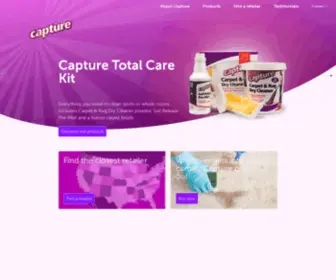 Captureclean.com(Capture Carpet & Rug Dry Cleaner) Screenshot