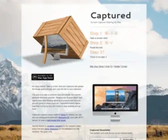 Capturedapp.com(Screen Capture sharing for Mac) Screenshot