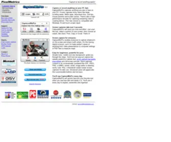 Capturewiz.com(Screen capture and audio/video recording software from PixelMetrics with free trial download) Screenshot