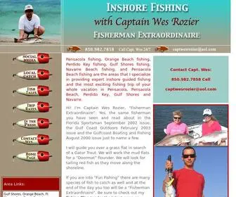 Captwesrozier.com(Pensacola fishing) Screenshot