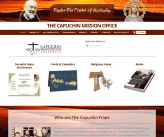 Capuchinfriars.org.au(The Capuchin Mission Office) Screenshot