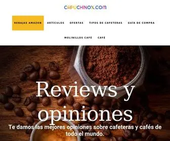 Capuchinox.com(Opinión y análisis de máquinas de café) Screenshot
