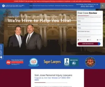 Caputolaw.com(San Jose Personal Injury Lawyers) Screenshot