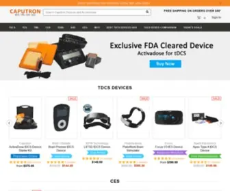 Caputron.com(Neuromodulation Devices For Sale Online) Screenshot