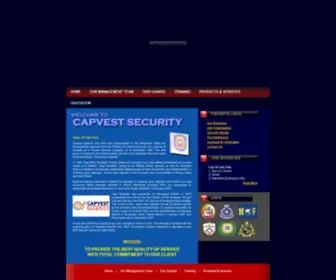 CapVest.com.my(Capvest Security Services) Screenshot