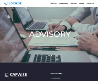 Capwisefin.com(Capwise Financial Services Pvt) Screenshot