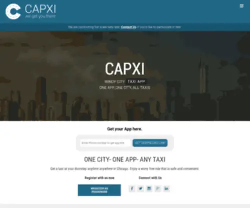 CapXi.com(Chicago Cab Service) Screenshot