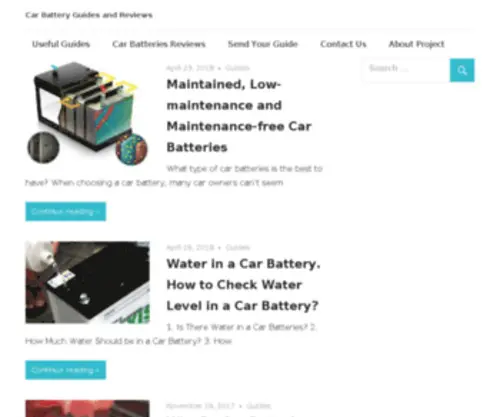 Car-Battery.org(Car Battery) Screenshot