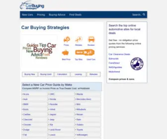 Car-Buying-Strategies.com Screenshot