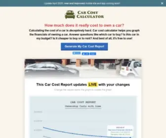 Car-Cost-Calculator.com(Car Cost Calculator) Screenshot