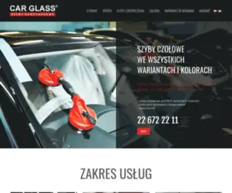 Car-Glass.pl(Wymiana, naprawa pękniętej szyby samochodowej Pilkington) Screenshot