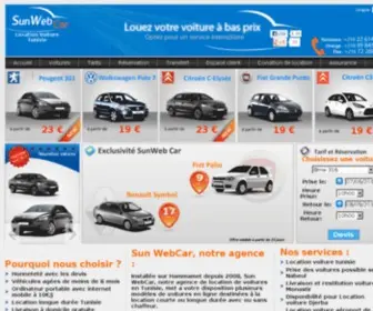 Car-Rental-Tunisia.com(Location voiture tunisie) Screenshot