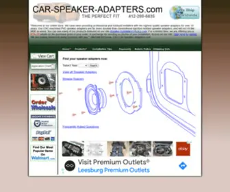 Car-Speaker-Adapters.com(PVC Speaker Adapters) Screenshot